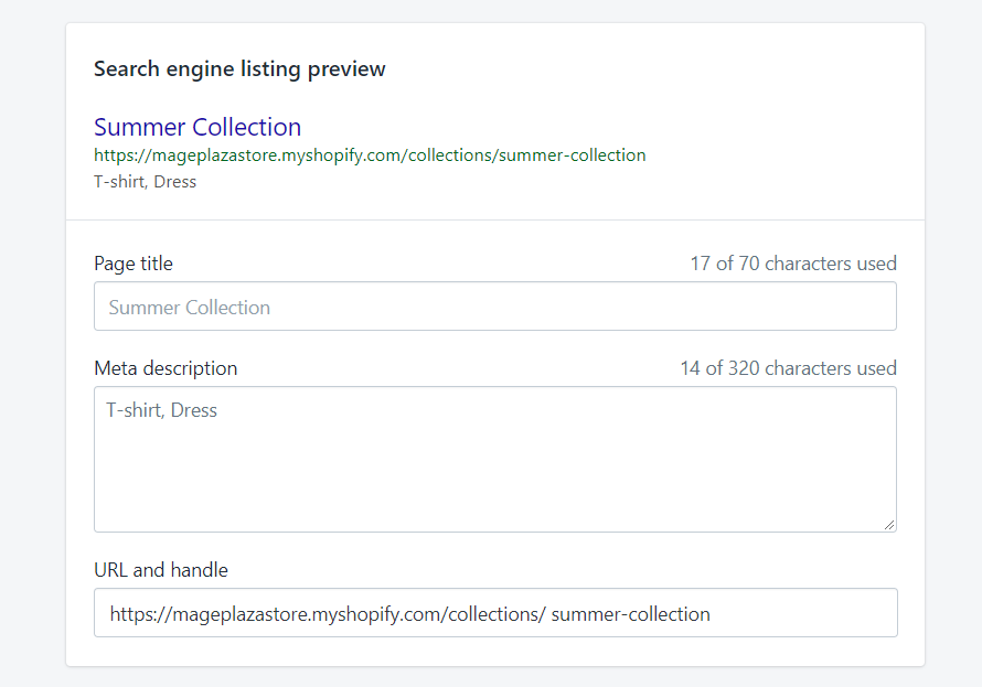 create automated collection shopify