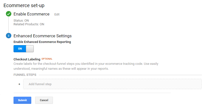 Google Analytics Enable Ecommerce Tracking 10