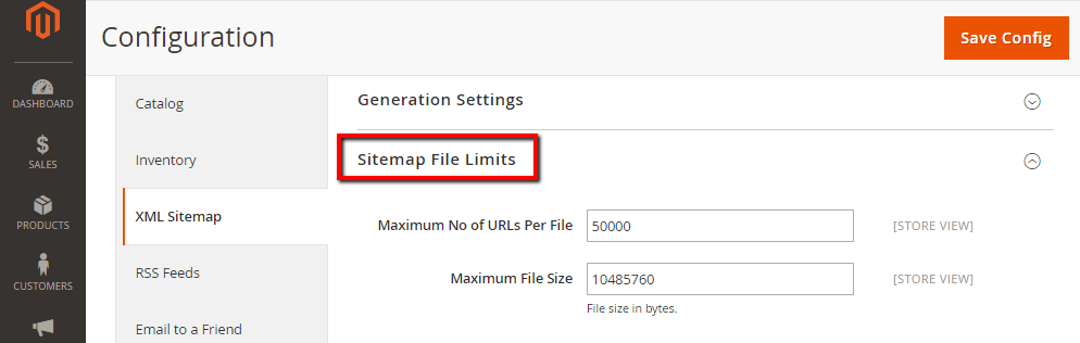 sitemap-file-limits