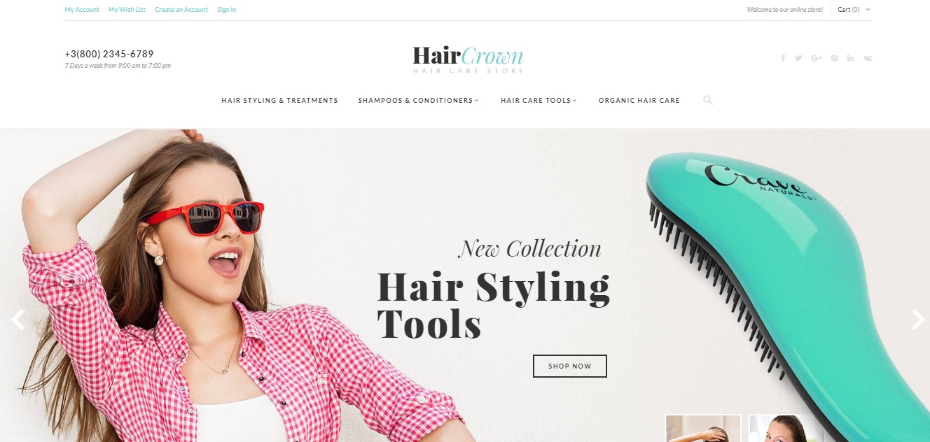 HairCrown theme