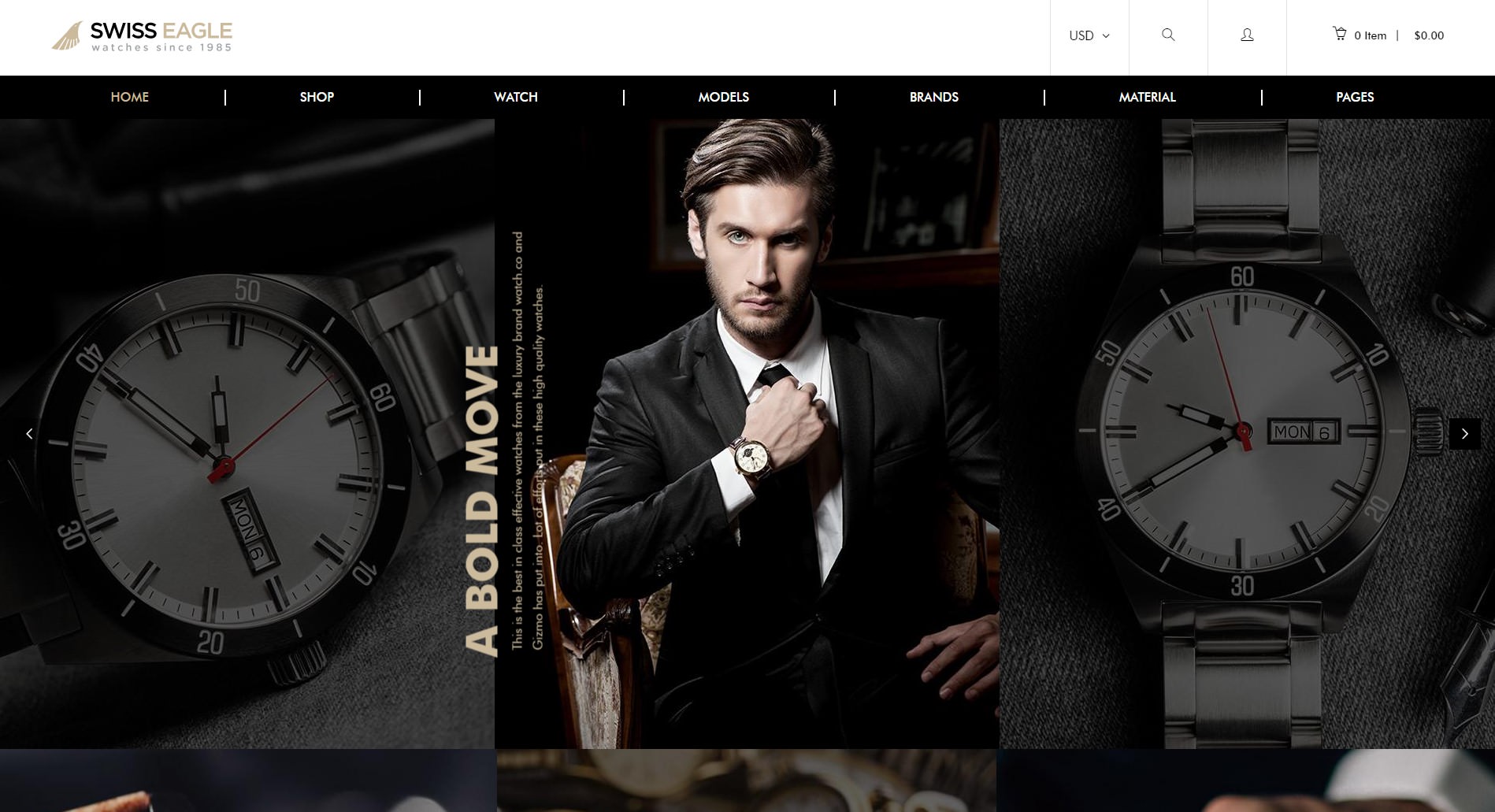 Premium Watches Store Manhattan Shopify Theme by HulkApps