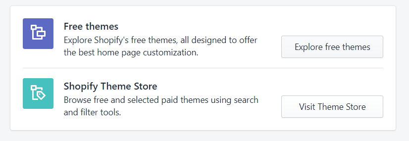 How to add a free theme from the Shopify admin on Desktop2