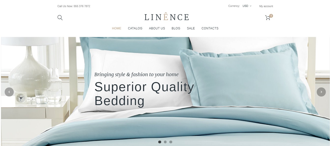 Linen & Lace theme