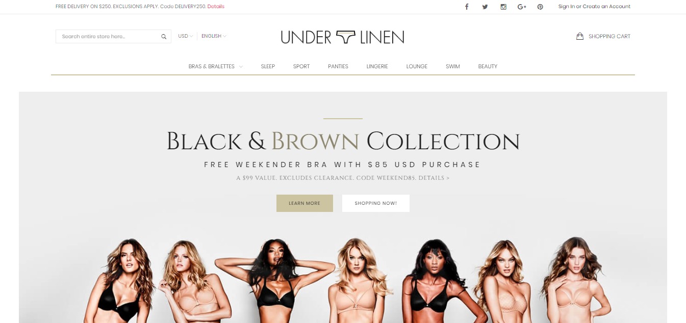 Underlinen theme