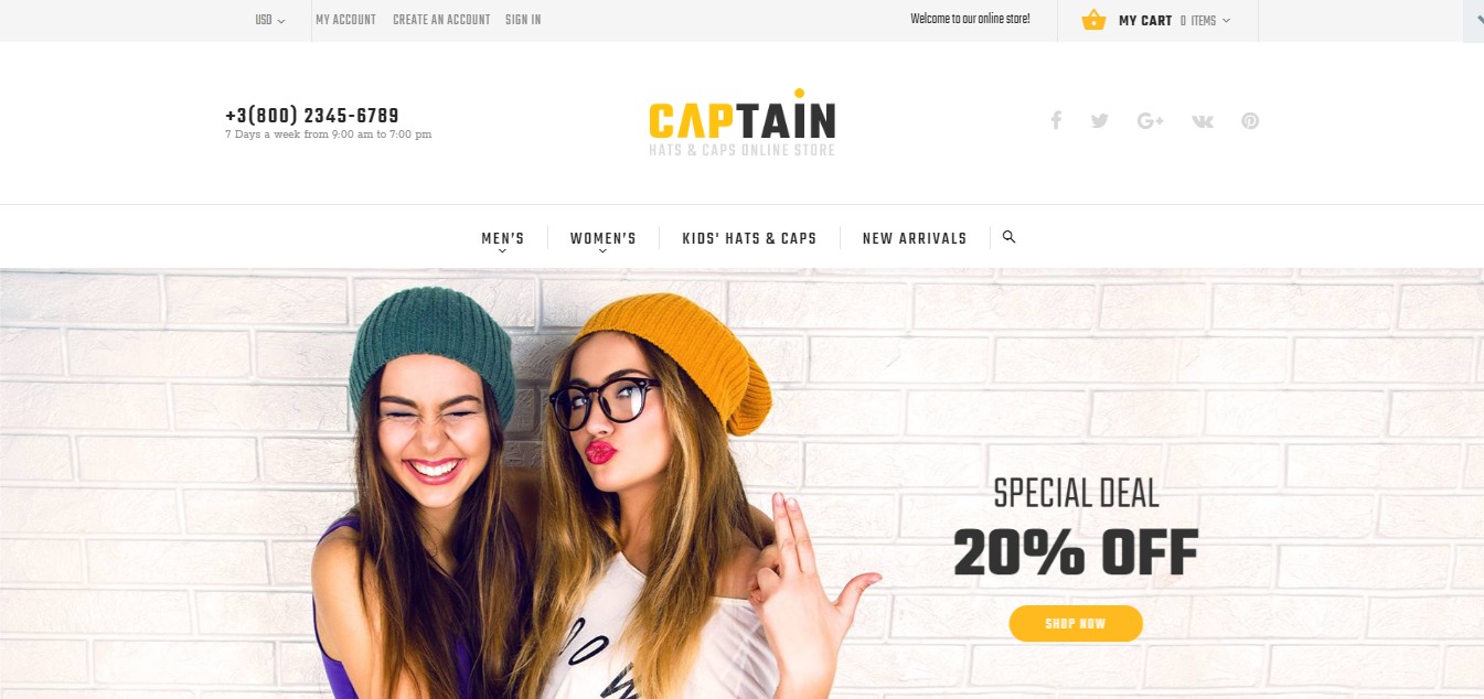 Captain theme