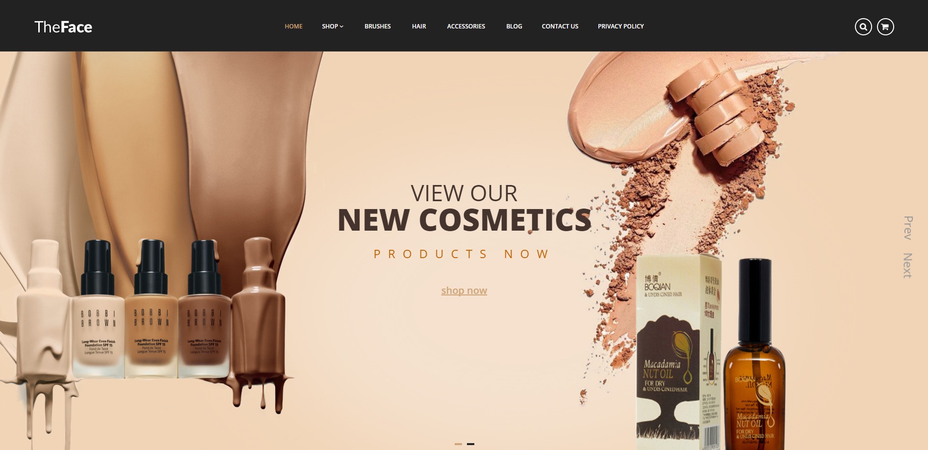 Magento 2 Theface theme
