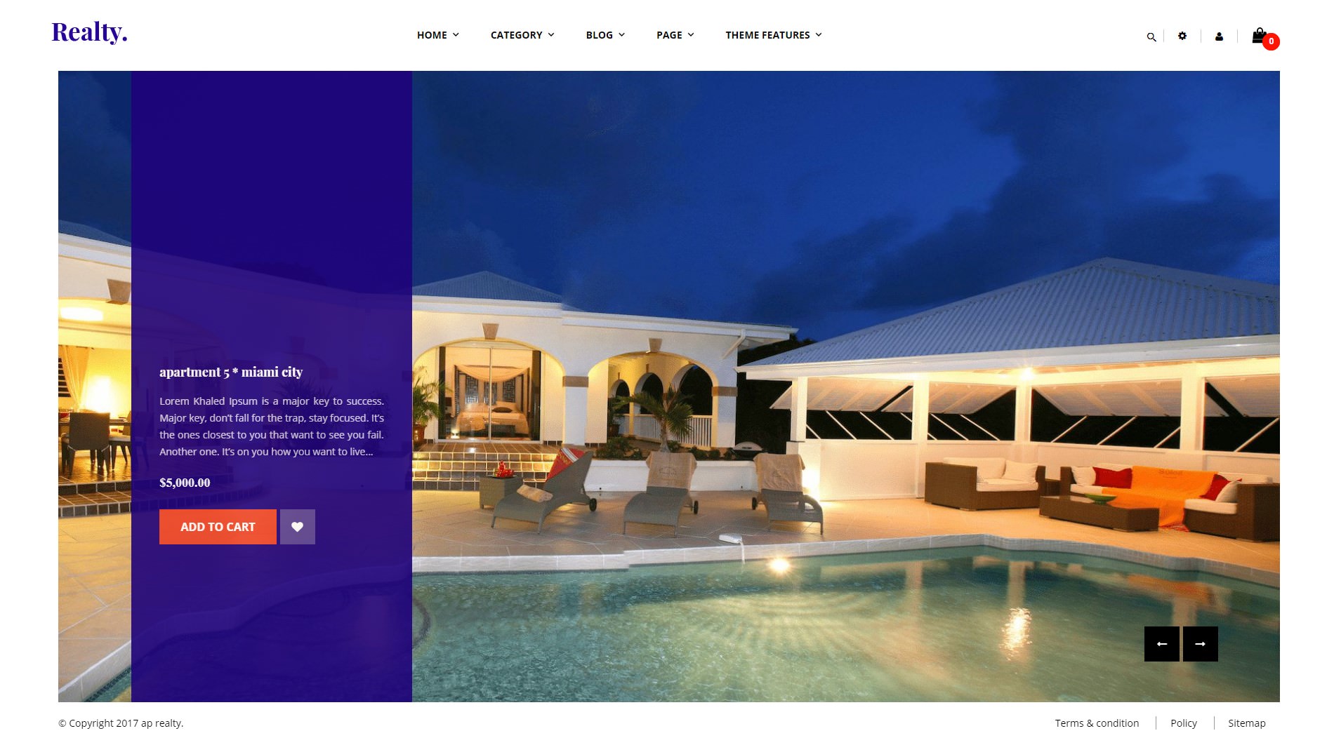 Ap Realty theme