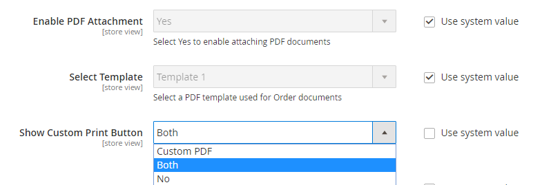 Print in Mass PDF Invoice
