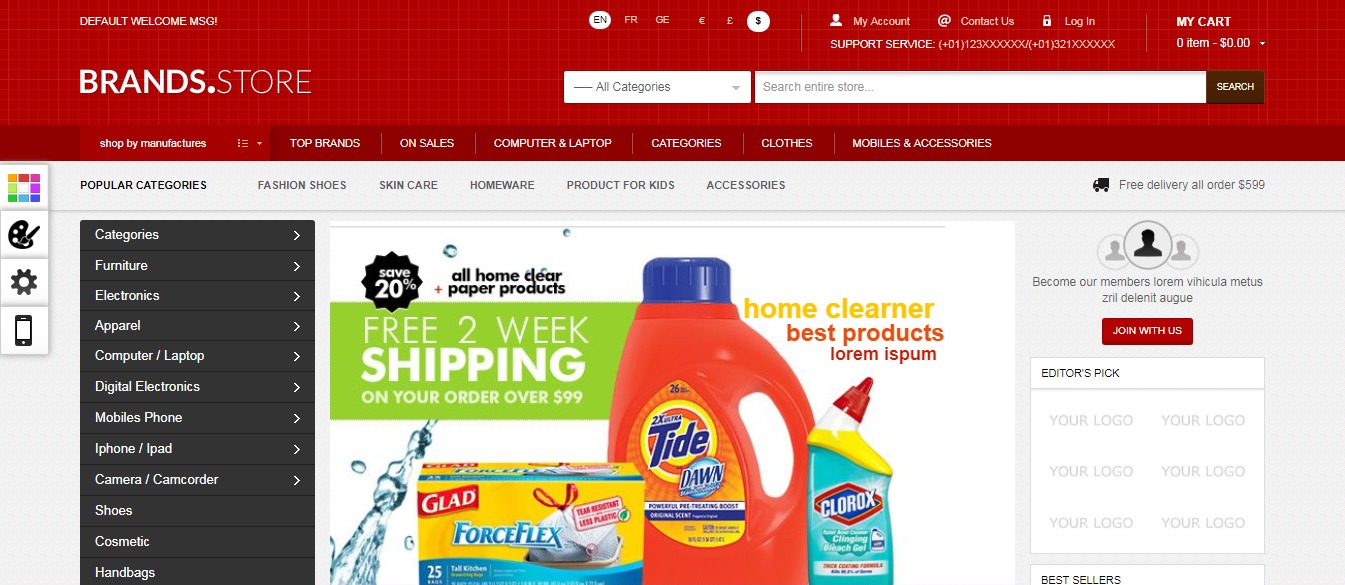 Gala Brand Store theme