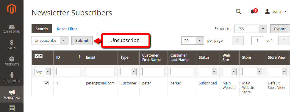 How to Manage Subscribers Magento 2