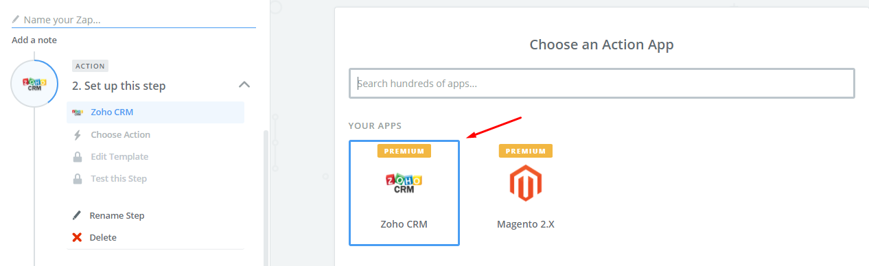 Integrate Zoho CRM