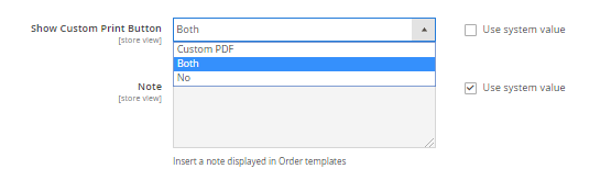 Print Invoice or Print PDF Invoice