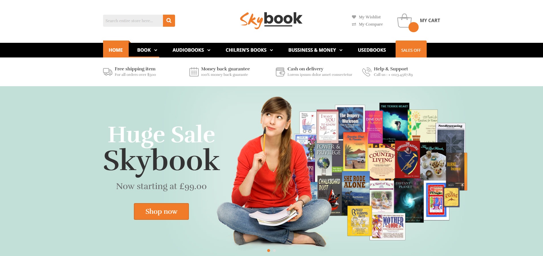 Skybook theme