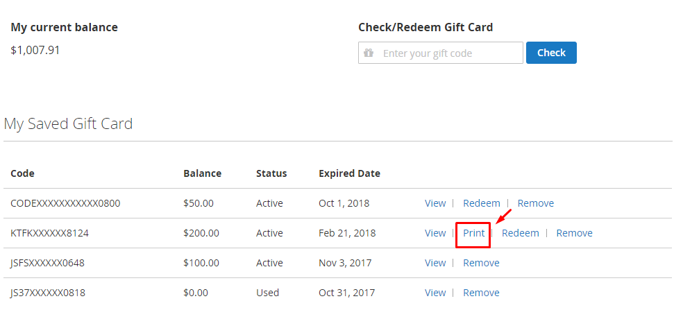How to use Gift Card Offline and Export Gift Codes