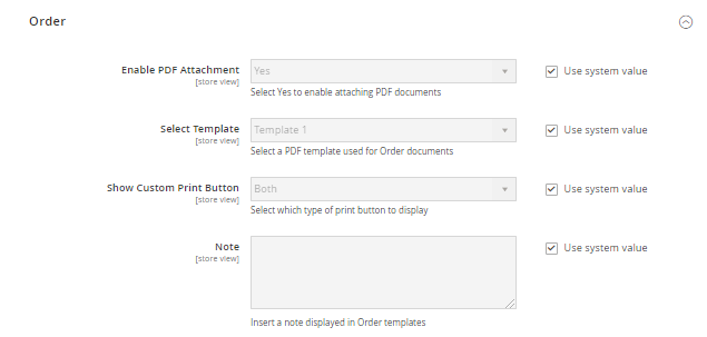 Print Invoice or Print PDF Invoice