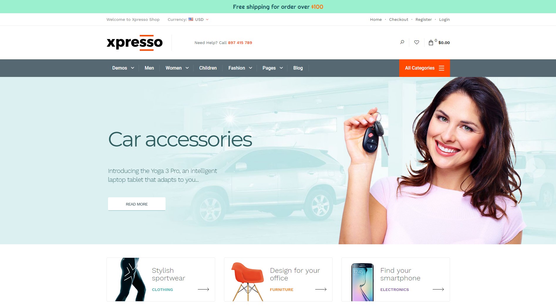 Xpresso theme