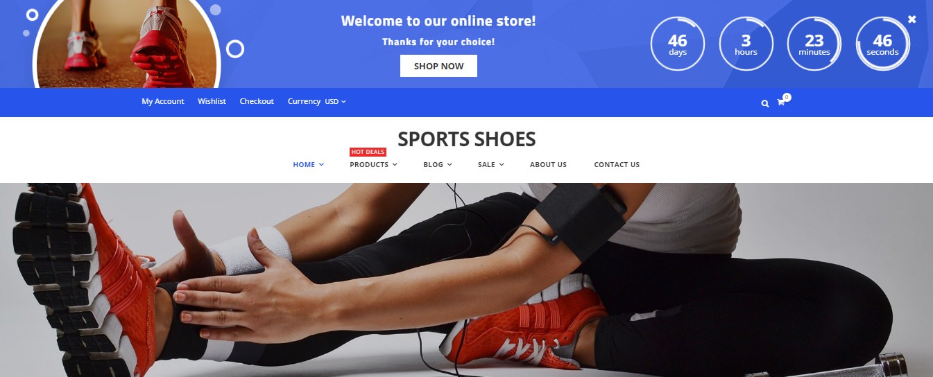 Sport Shoes theme