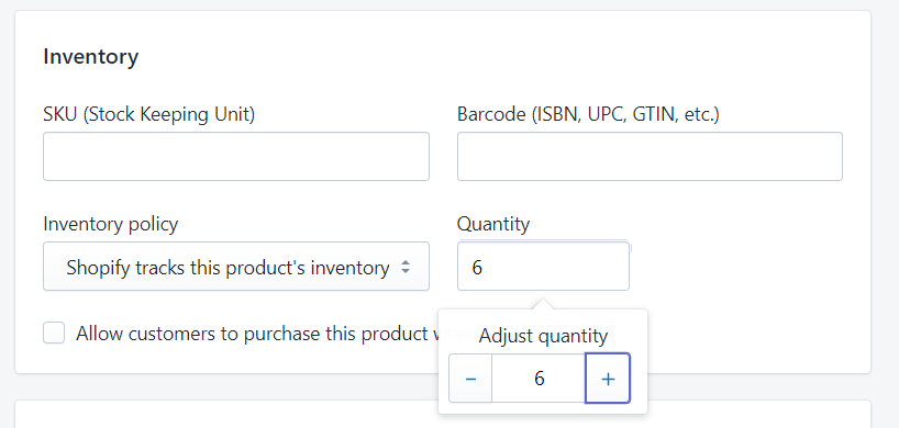 How to set up inventory tracking on Desktop 5