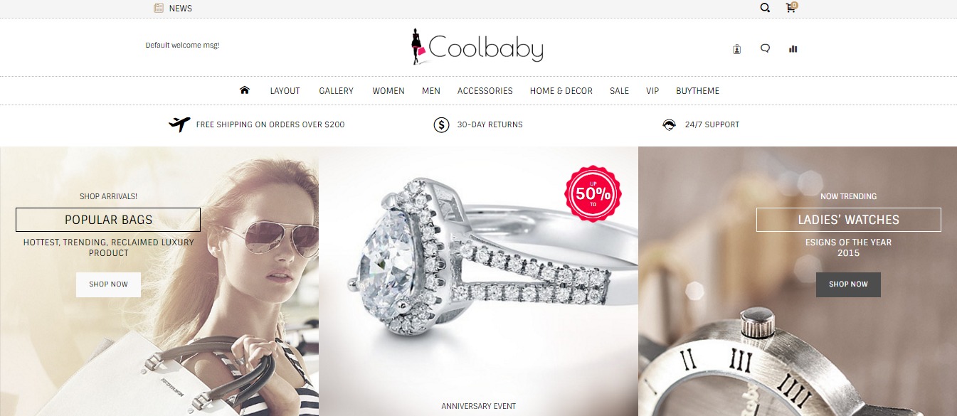 Coolbaby theme
