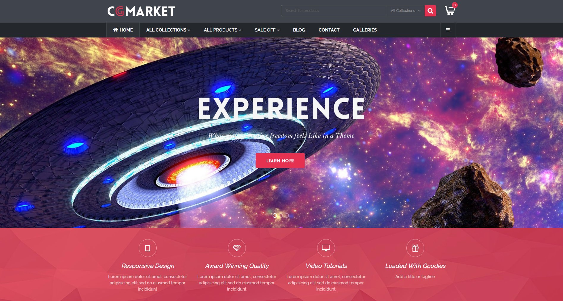 CGMarket theme