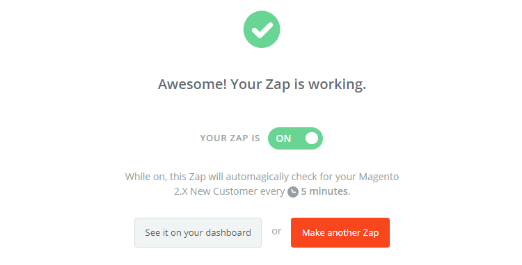 Zap auto check in Magento 2