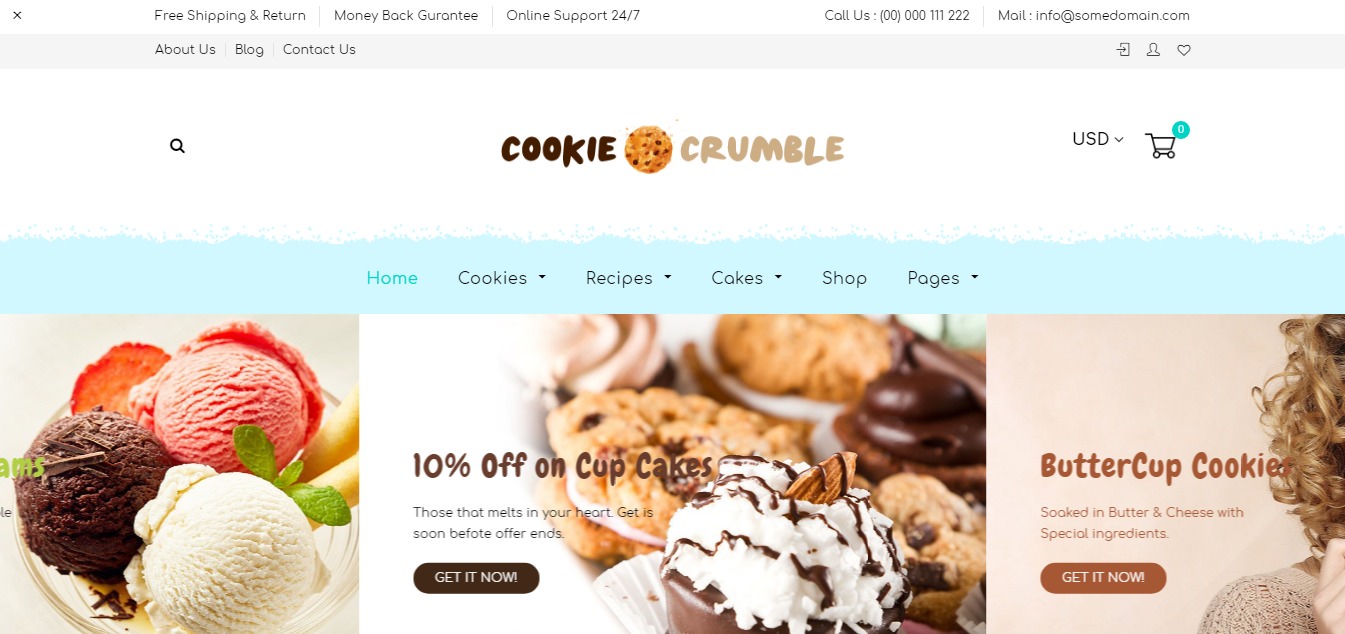 Cookie Food theme