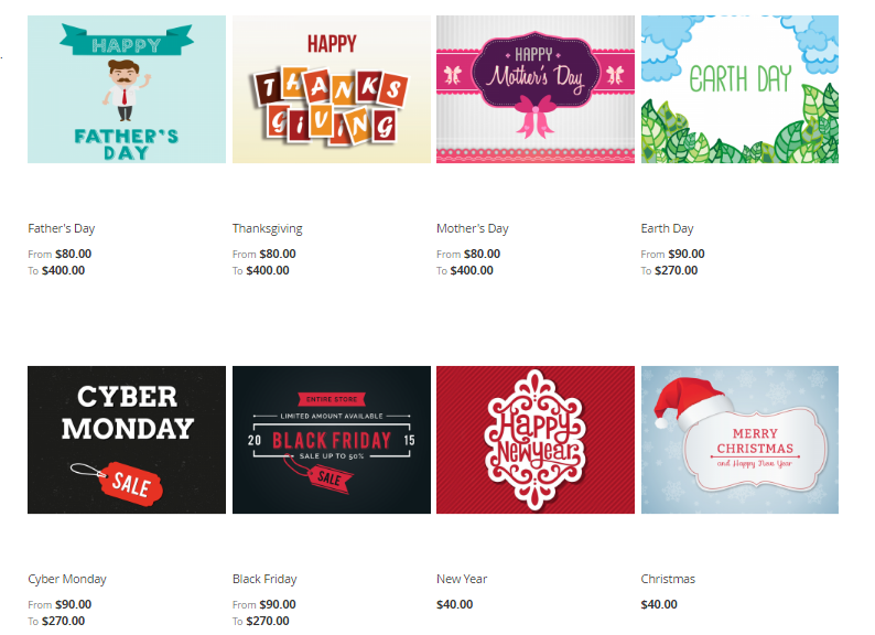 Mageplaza Gift Card & Identify the voucher’s theme