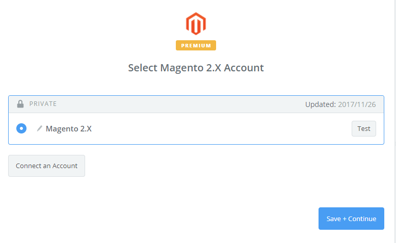 Final step Integrate Magento 2.x