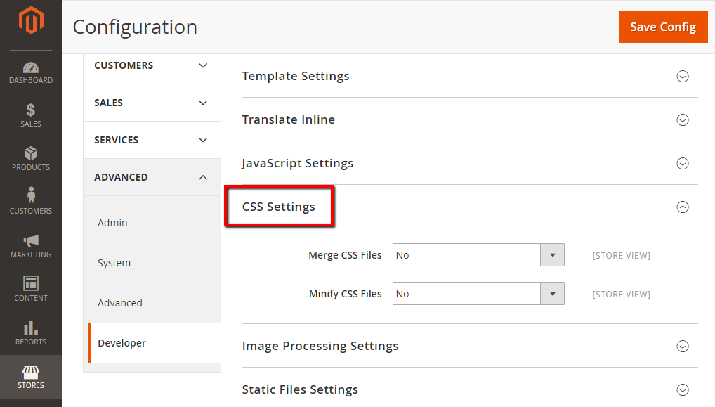 How to Enable Merge CSS, JavaScript