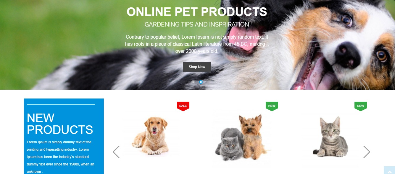 Petsy Shop theme