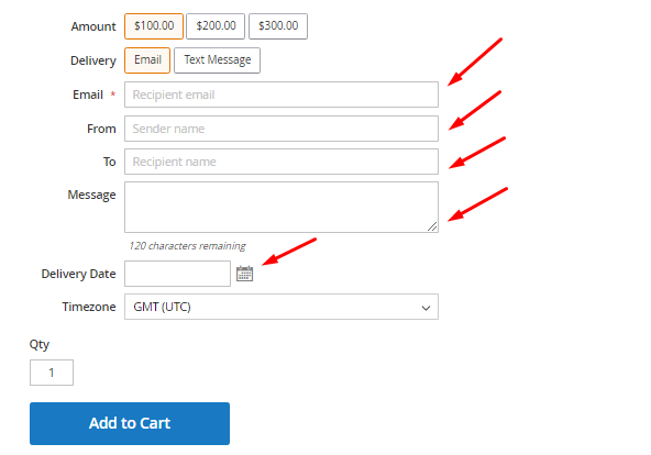 Determine the gift card value