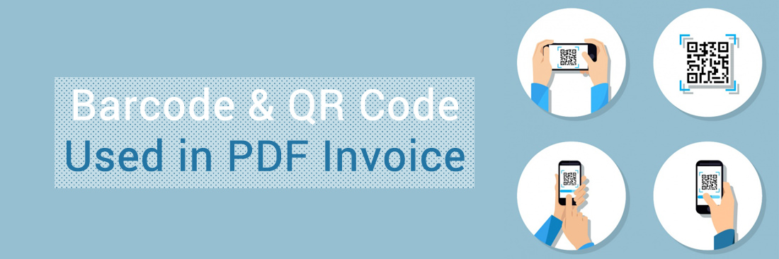 Barcode & QR Code Used in PDF Invoice