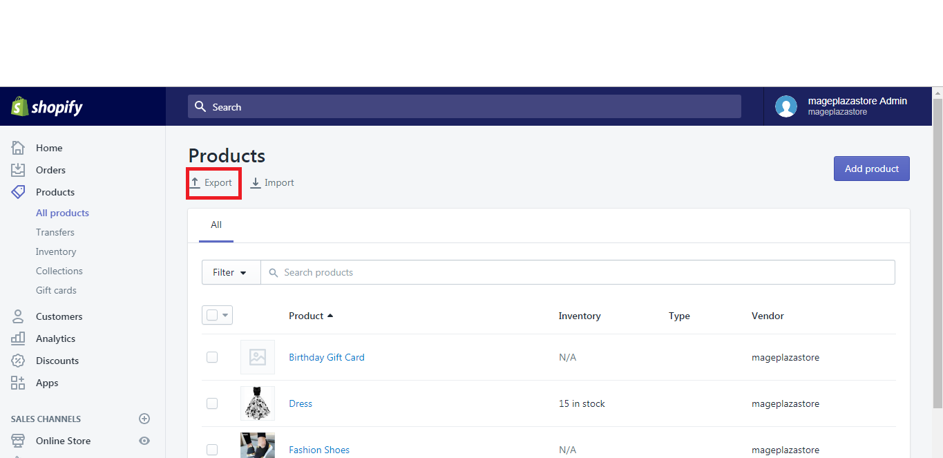 export your products 1