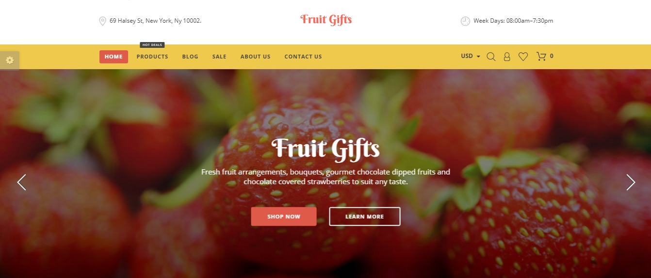 Fruit Gifts theme