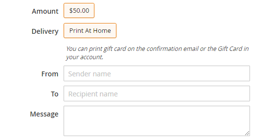 E-gift, Print at Home or Mail - Magento 2 Gift Card – Mageplaza