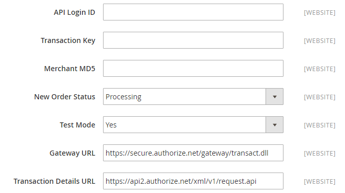 Authorize.Net Direct Post