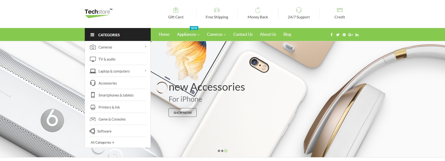 Techstore theme