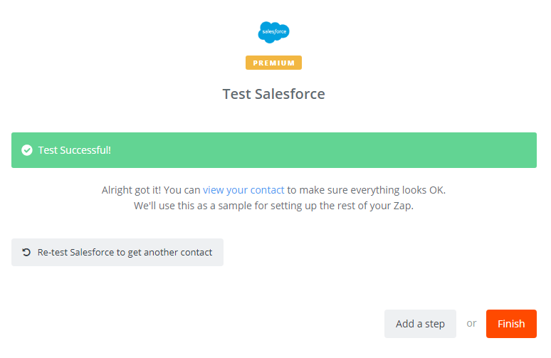 Integrate Salesforce CRM complete