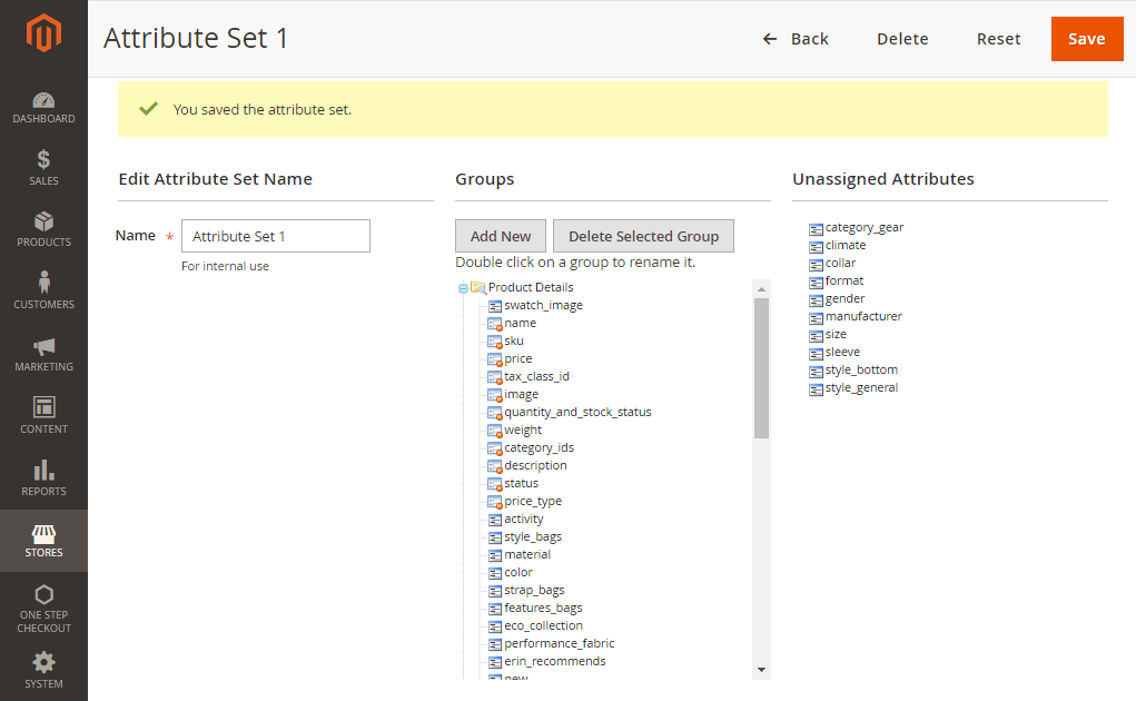 How to Create Product Attribute Sets