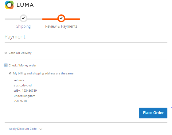 How To Configure Check Money Order Payment Method In Magento 2