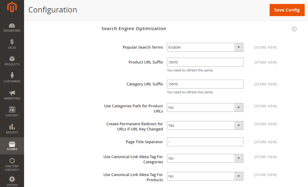 How to Enable Canonical Meta Tag