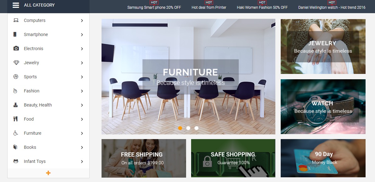 Multistores theme