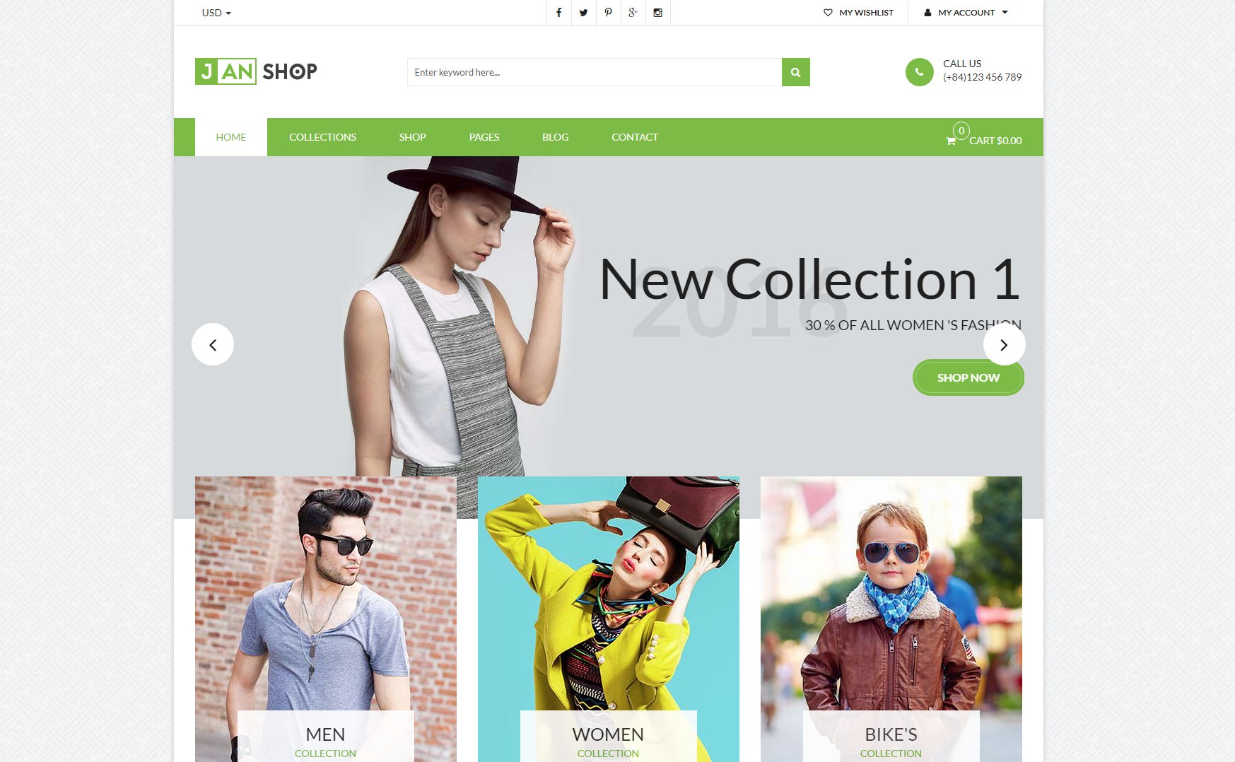 SP JanShop theme