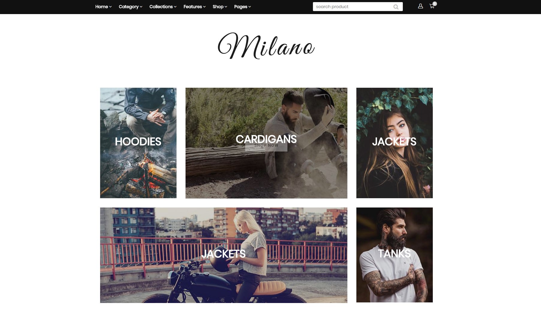 Milano theme