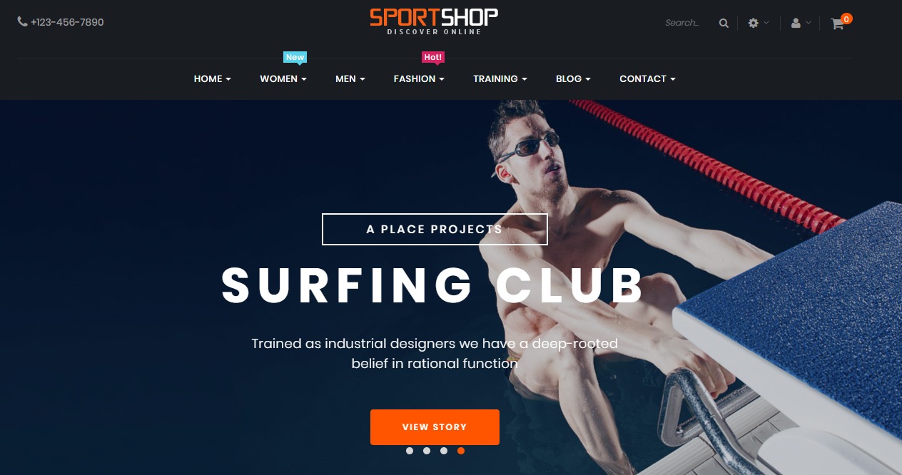Ves Sportshop theme