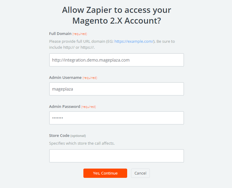 select Magento 2.x Account