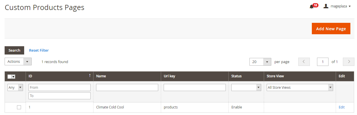 Magento 2 Layered Navigation ULTIMATE Customize all-product page