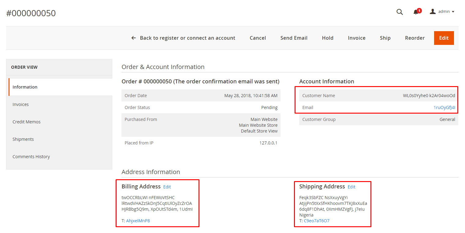 Backend configuration Managing billing documents 