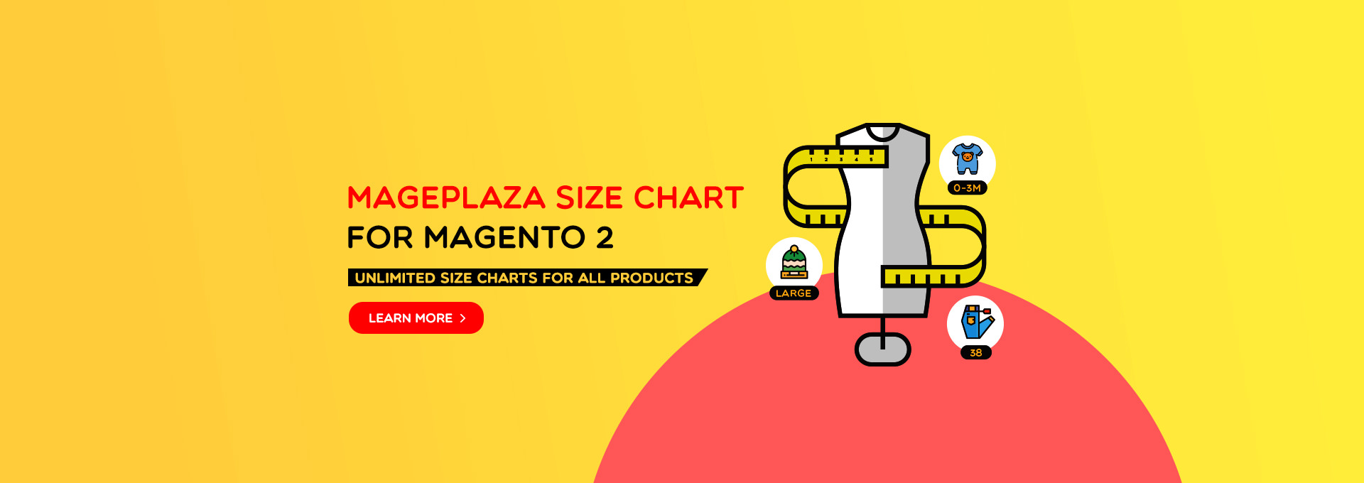 Magento 2 Size Chart - Awesome features