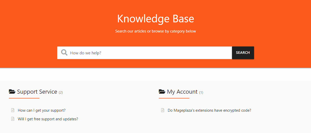 Magento 2 FAQ Instant Search
